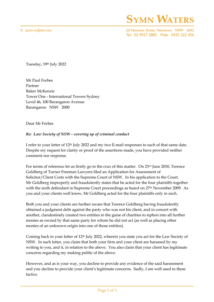 2022-07-19-Letter-to-Paul-Forbes-Baker-McKenzie-covering-up-of-criminal-activities-1